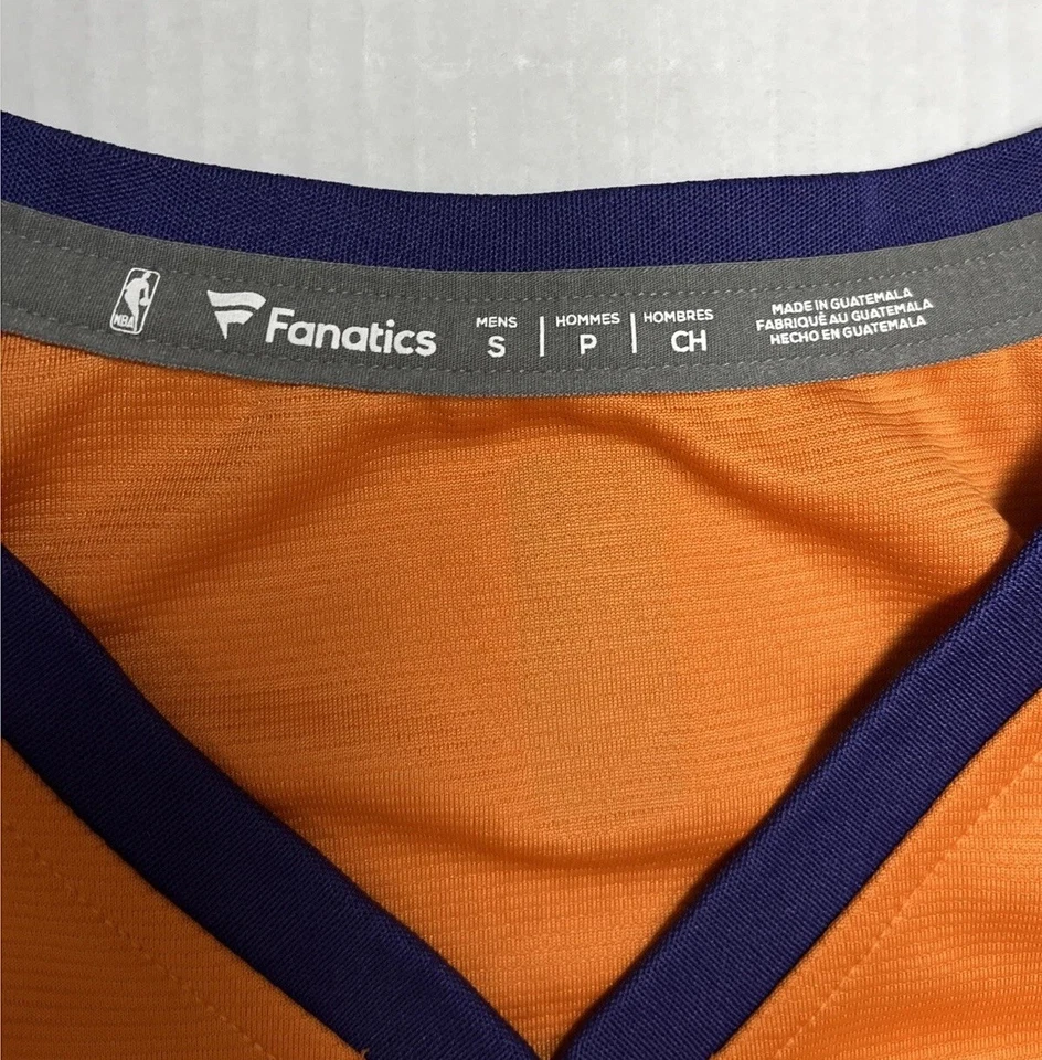 Camiseta Phoenix Suns Devin Booker Hombre Fast Break Team Fanatics Naranja Rápida Talla S Foto 3 de 4