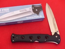 Cold Steel Counter Point XL Knife Black Griv-Ex (6" Satin AUS-10A) 10AA New