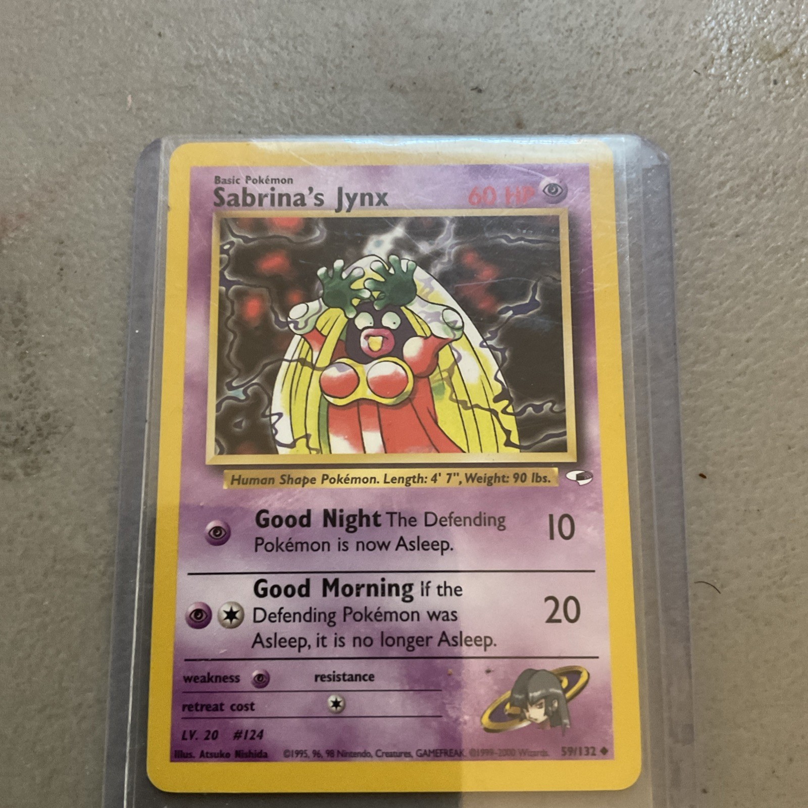 Pokémon TCG Sabrina's Jynx Gym Heroes 59/132 Regular Unlimited Uncommon