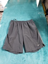 Nike Shorts Size Medium Mens Black Basketball Elastic Waist Gym Logo Dri Fit