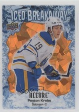 2023-24 Upper Deck Allure Iced Breakaway Orange 282/399 Peyton Krebs #IB-21 f6d