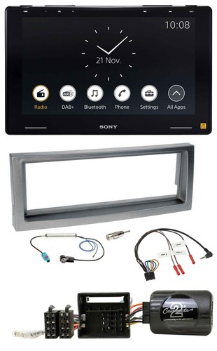 Sony USB Lenkrad DAB Bluetooth Autoradio für Citroen C5 ab 2005 grau-metallic - Bild 1 von 10