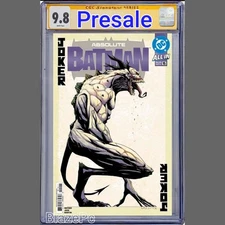 Absolute Batman #15 CGC SS 9.8 SIGNED By Snyder Dragotta and Jock PRESALE