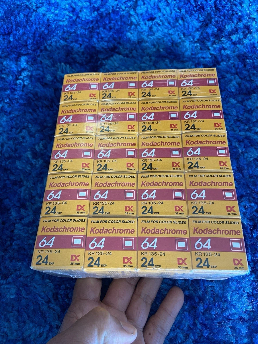 5 Rouleaux Kodak Ektachrome 50HC 135/24 (1991) – Pellicule Couleur 35mm Conservée Au Froid