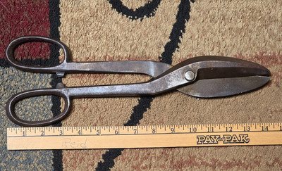 Vintage Samson No. 47 Tin Snips by PS & W Co. 14.5'' Long