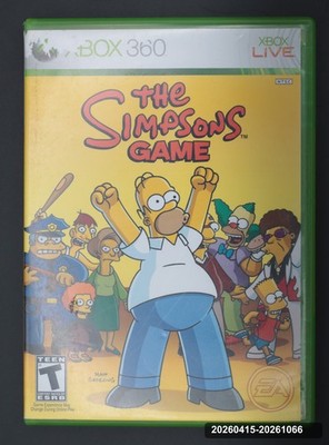 Xbox 360 The Simpsons Game - Tested - CIB