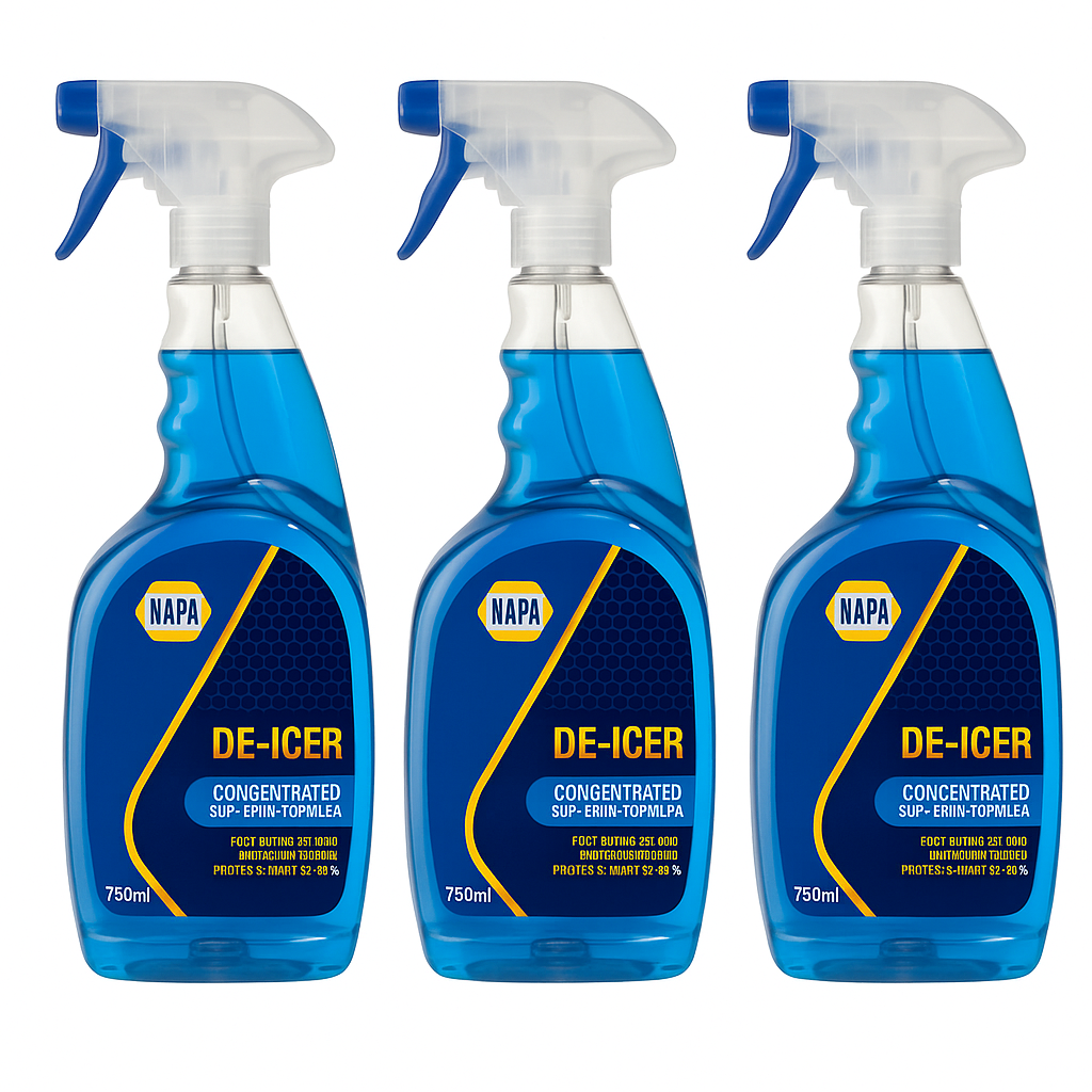 Car Window Windscreen Lock De Icer Spray Antifreeze Frost Ice 750ml x3