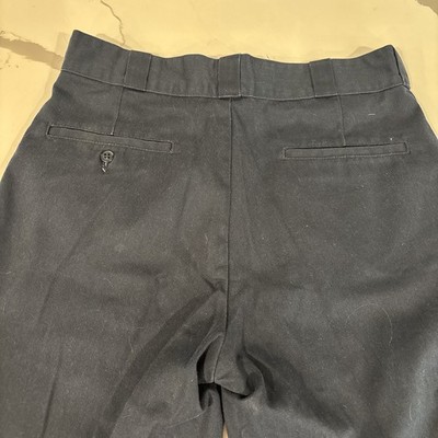 Dickies Mens Loose Fit Double Knee Pocket Work Pants - Dark Navy 