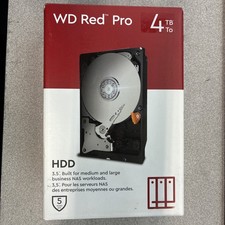 WD RED PRO 4TB SATA 3.5INCH New in sealed Box