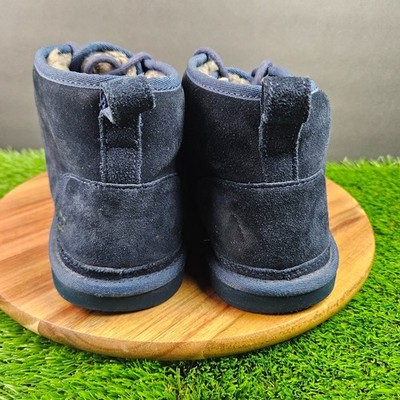 UGG Boots Neumen Chukka Mens 11 Navy Blue Lace Up Casual Ankle Top SN 3236 UGG Boots Neumen Chukka Mens 11 Navy Blue Lace Up Casual  main image 3