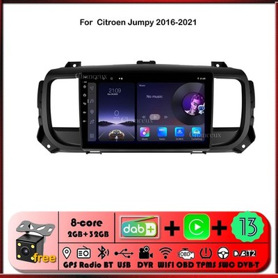 9''Android 13 Car Stereo BT Carplay Radio GPS SATNavi For Citroen Jumpy 2016-2021