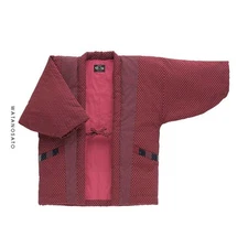 Japanese Kimono Hanten Warm Wear Winter Jacket Women Free size Made in JAPAN