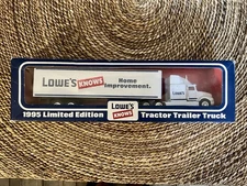 VTG 1995 Limited Edition Lowe's Knows Home Improvement Die cast Tractor Trailer