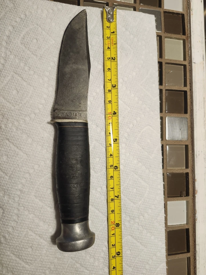 Cuchillo de hoja fija vintage KA-BAR Foto 3 de 4