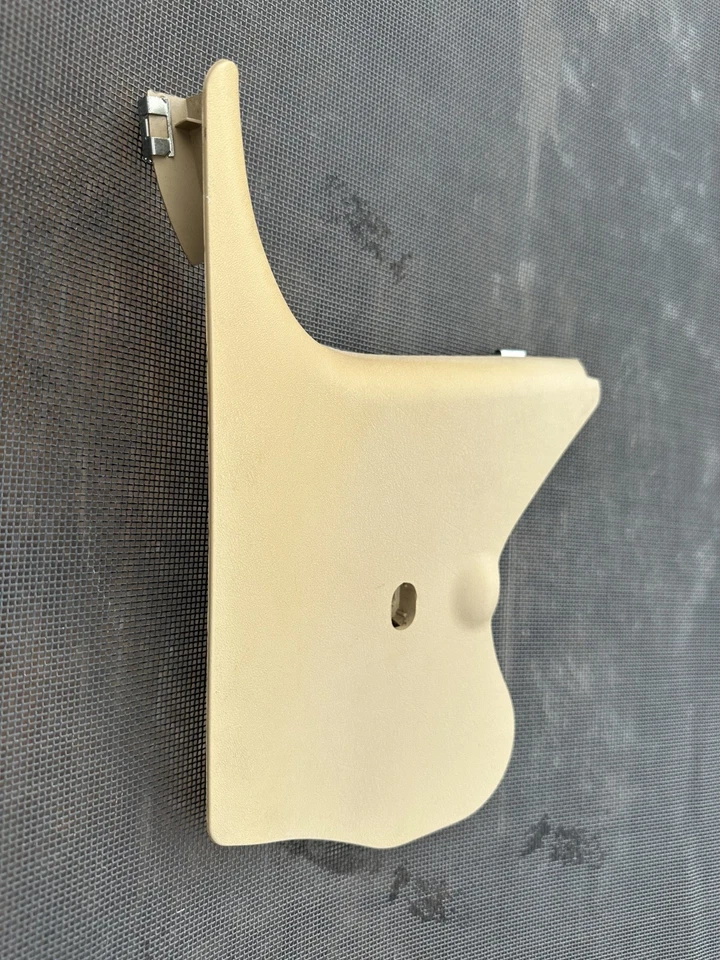 1997 MERCEDES-BENZ E420 W210 FRONT LOWER KICK PANEL TRIM COVER LEFT SIDE TAN OEM - Image 2 of 4
