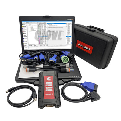 for Cummins INLINE 7 data Link adapter Cummins Truck diagnostic tool CF53 Laptop