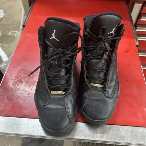 Nike Air Jordan 13 Retro GS nero oro glitter taglia 5 anni DC9443 007