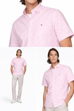 Men's Tommy Hilfiger Short Sleeve Printed Shirt Size M