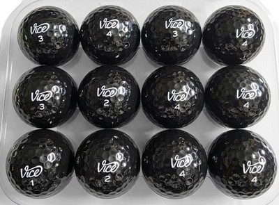 Vice Golf Pro Plus Limited Edition - Black NEW Dozen Golf Balls