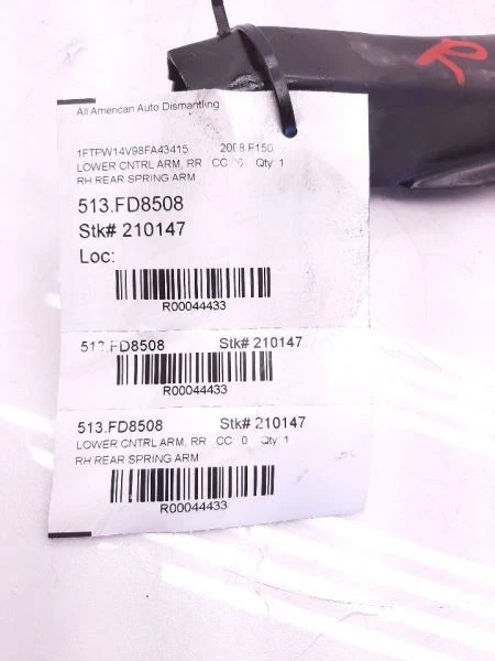 Brazo de control inferior derecho trasero 5,4 L compatible con Ford F-150 RK641681 2008 Foto 3 de 4