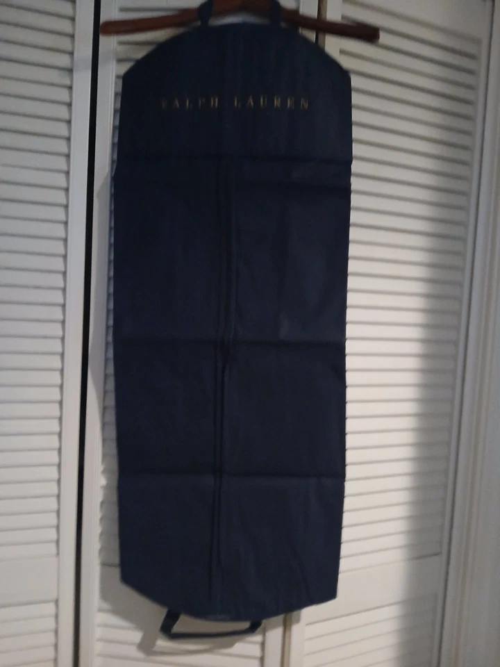 Nuevo bolso de ropa Ralph Lauren Signature azul marino Foto 2 de 2