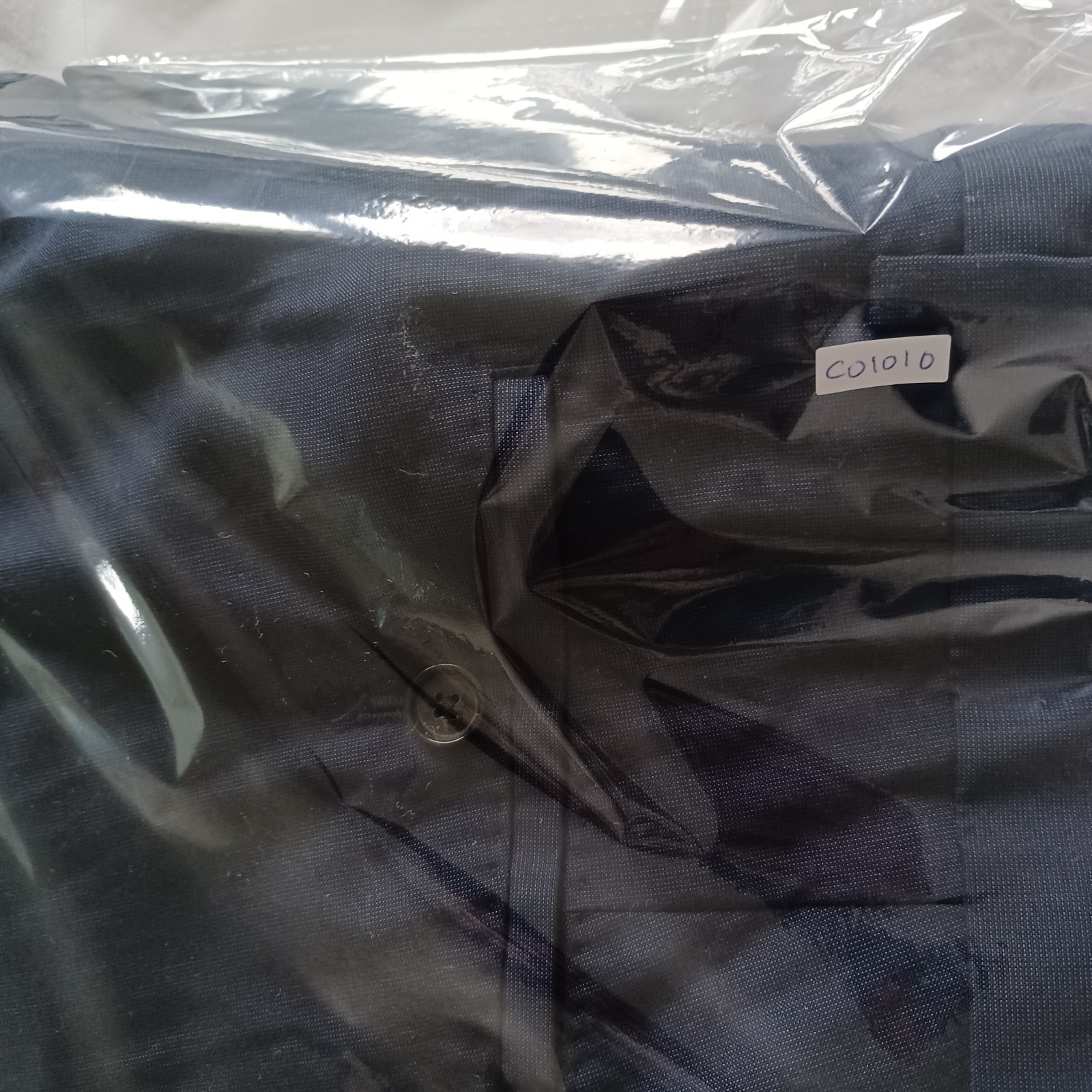 Hugo Boss Trousers Mens W34 L33 Wool Silk Blend Dark Blue Zip Fly thumbnail 12