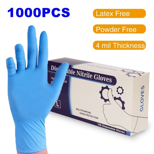Nitrile Gloves 4MIL,Non-Sterile Disposable Gloves Cooking Salon Working Gloves - Picture 26 of 30