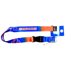 Boise State Broncos Lanyard Ombre Keychain ID Holder NCAA Official Merch