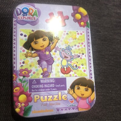 Dora the Explorer Puzzle Tin - 24 pc puzzle by Cardinal | eBay