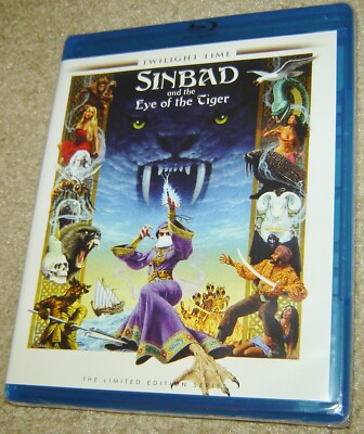 SINBAD AND THE EYE OF THE TIGER TWILIGHT TIME BLU-RAY, NEW & SEALED, RARE & OOP