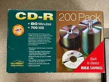 Prime Peripherals CD-R 200 Pack 80 Minutes 700 MB 16x Certified Blank Media Disc