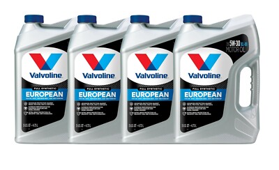 20 Quarts European Vehicle Full Synthetic 5W-30 XL-III Motor Oil Set 4 x 5 qt
