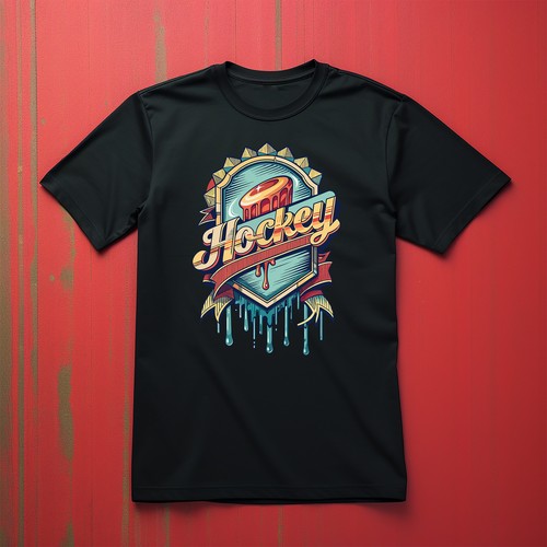 Retro_64 Hockey T-shirt - Level up your style game with this Vintage-Inspired Te - Picture 6 of 46