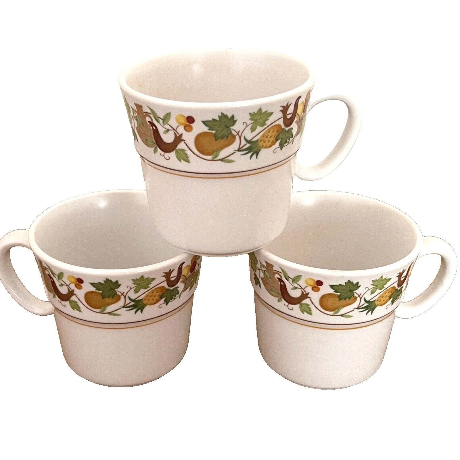 Noritake White Mugs