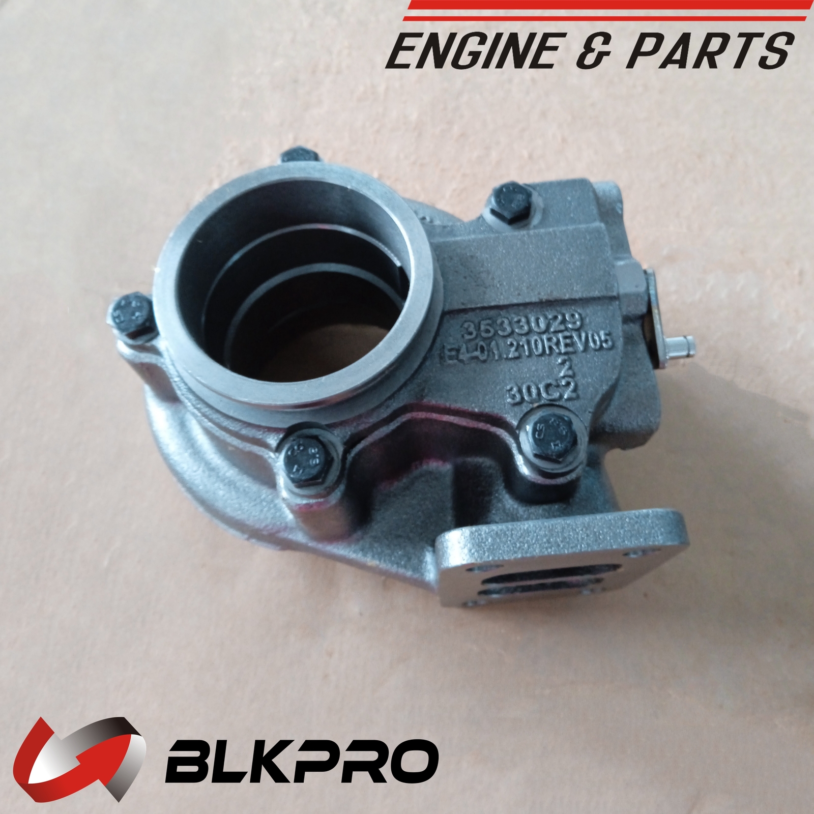 67 76 mm upgrade dodge Holset HX40W T4 Turbo Exhaust Housing Cummins ...