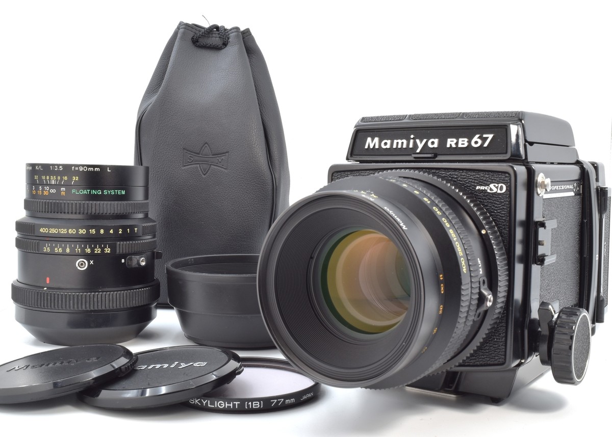 MINT] Mamiya RB67 Pro SD Film Camera KL 127mm 90mm f3.5 L