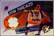 TOPPS TX 2002 TOM GUGLIOTTA NBA PHOENIX SUNS XTRA THREADS GAME JERSEY #XTTG