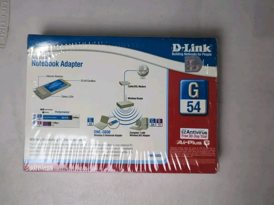 D-Link DWL-G630 Cardbus 802.11b/g WiFi Card Brand New Sealed. - Image 2 of 2
