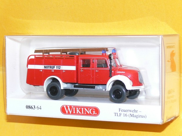 Wiking - Feuerwehr - Magirus Tlf 16 - Interschutz 2022 - H0 1/87 - Nr. 086364 --image