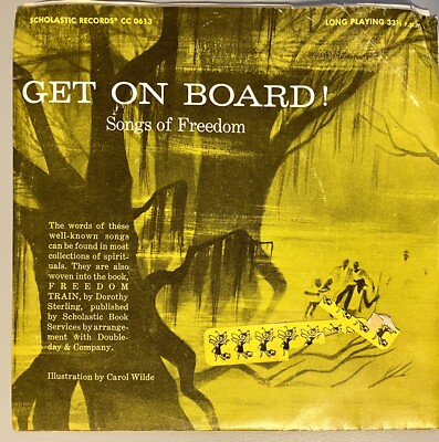 Get On Board! Songs Of Freedom LP RPM Record Scholastic Records Rare (G+) 1968