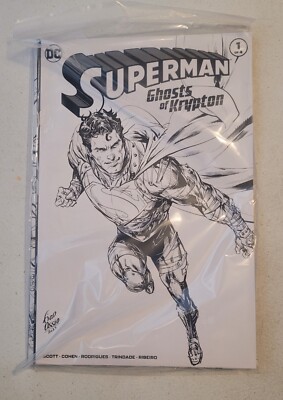 McFarlane DC Superman Ghosts of Krypton Sketch 1-4 Full Set Page Punchers Comics