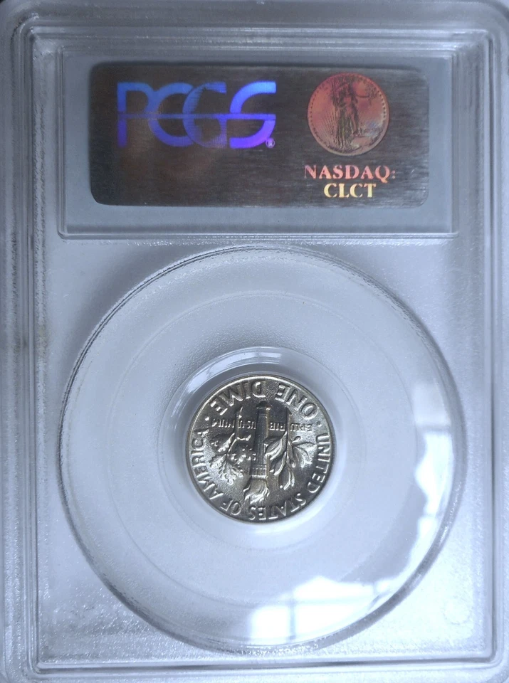1967 . Roosevelt Dime. PCGS MS66FB . Gem+/Superb BU. Full Bands. Business Strike - Image 4 of 4