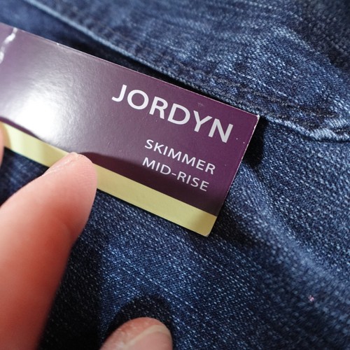 Gloria Vanderbilt Jeans Womens 22 W Capri Blue Denim Stretch Jordyn New 44x14 - Picture 12 of 21