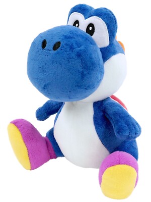 SAN-EI 1388 Blue Yoshi Plush 8'' BRAND NEW WITH TAGS