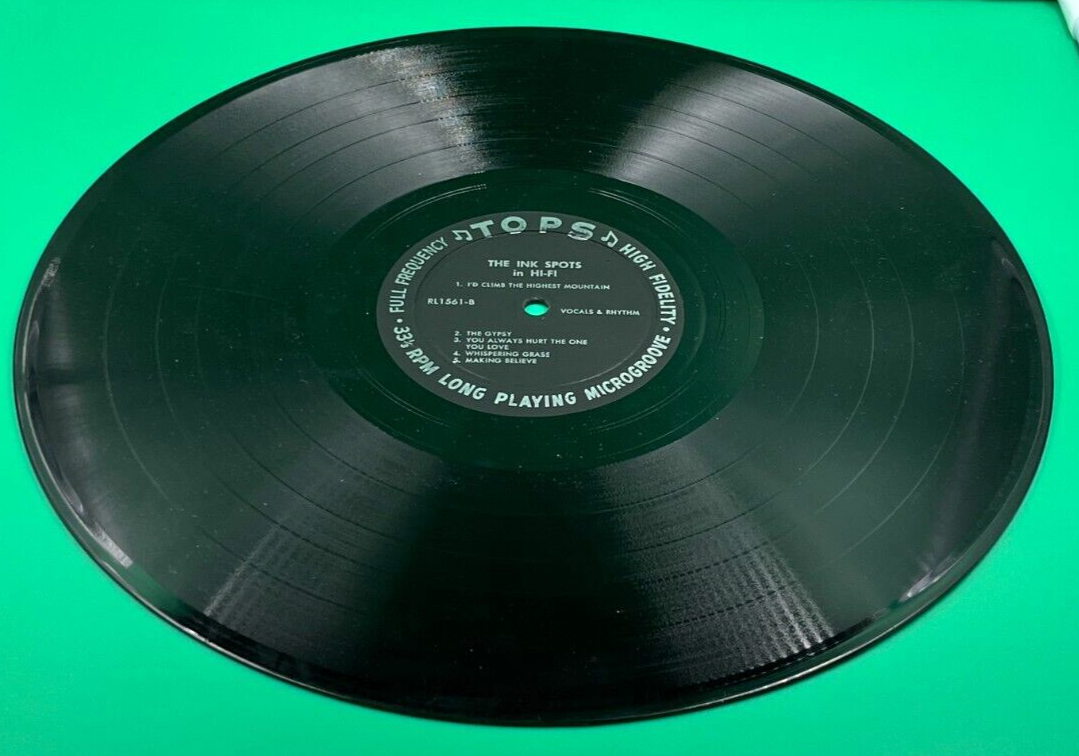 The INK SPOTS Hi-Fi Tops L1561 Vinyl Mono LP Record Album 33