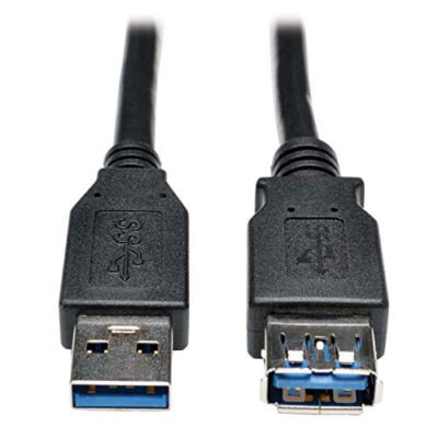 TRIPP LITE U324-003-BK TRIPP USB EXTENSION CABLE USB 3.0 USB-A TO USB-A SUPERSPE