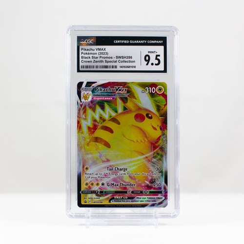 Pikachu VMAX graded CGC 9.5 for sale on eBay