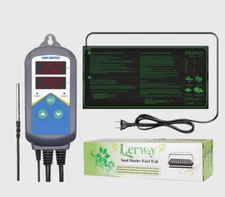 Seed Starter Temperature Controller Thermostat Home brewing Hydroponics 220V EU