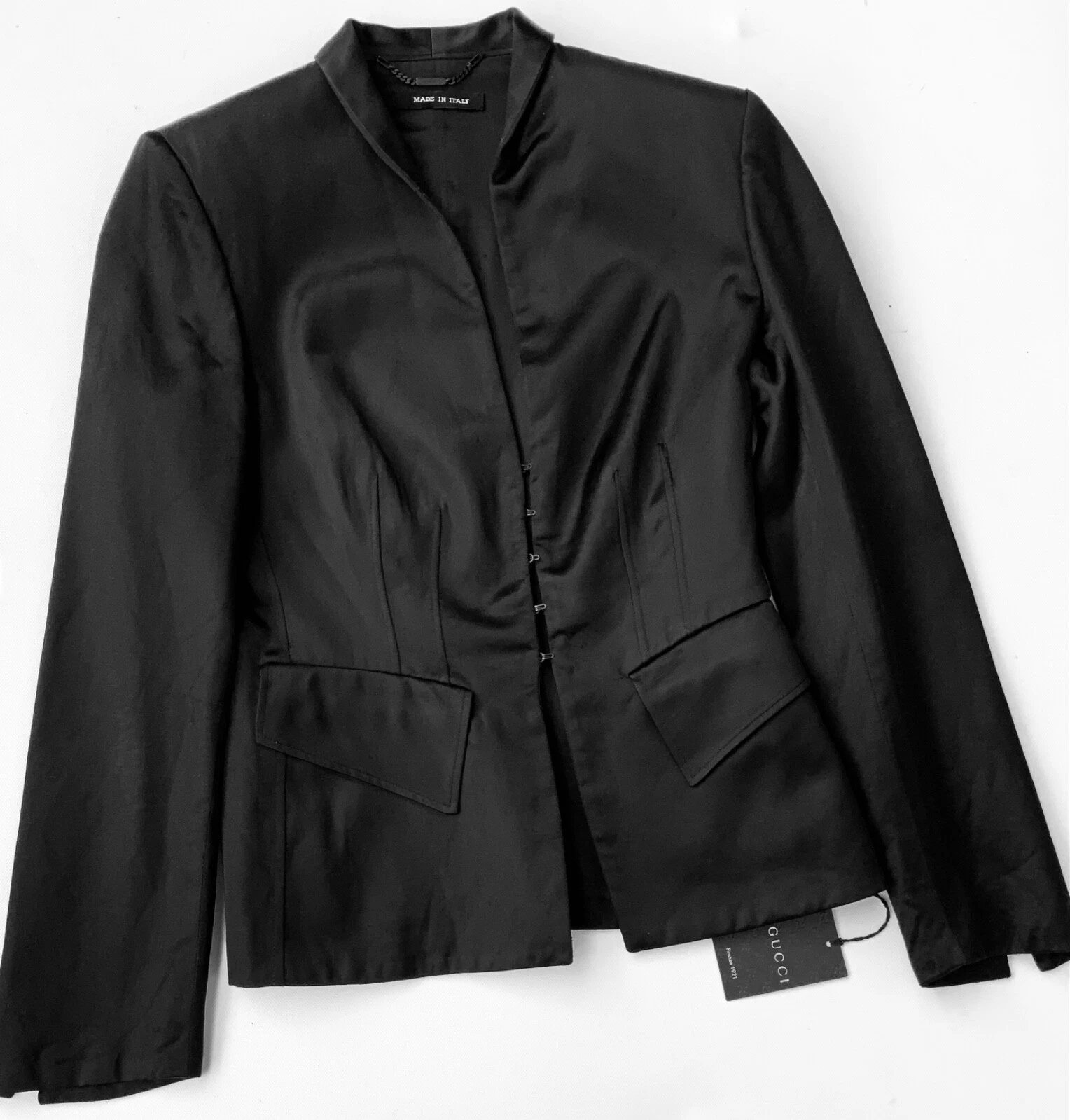 GUCCI Elegante Giacca jacket taglia size 38 colore nero black