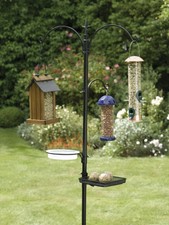 Bird Feeder On Pole Wild Bath Squirrel Proof Seed Station Hanging